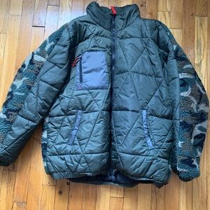 EV1 Camo fleece coat jacket